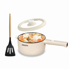 Load image into Gallery viewer, Dezin Electric Cooker, 2L Non-Stick Sauté Pan, Rapid Noodles Cooker, Mini Pot for Ramen with Power Adjustment, Dorm Room Essential