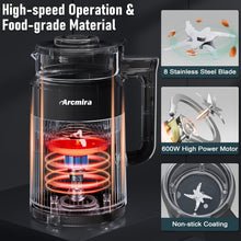 Load image into Gallery viewer, Arcmira 6 in 1 Nut Milk Maker Machine, 27oz Soy Milk Maker with 8 Blades