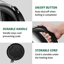 Load image into Gallery viewer, TOPWIT Electric Kettle Hot Water Kettle, 2.0L Stainless Steel Electric Tea Kettle & Coffee Kettle, BPA-Free Water Warmer with Fast Boil, Auto Shut-Off & Boil Dry Protection