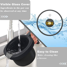 Load image into Gallery viewer, TOPWIT Rice Cooker Small, 2-Cups Uncooked, 1.2L Mini Rice Cooker with Non-stick Coating, BPA Free, Portable Rice Maker with One Touch & Keep Warm Function