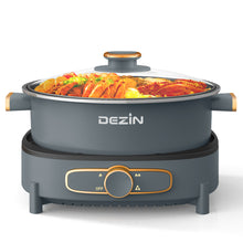 Load image into Gallery viewer, Dezin detachable electric fondue pot 4 liters electric Suitable for parties, family and friends gatherings
