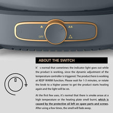 Load image into Gallery viewer, Dezin Hot Pot Electric with Divider, 6L Double-Flavor Shabu Shabu Pot, Dual Sided Removable Non-Stick Hotpot Pot Electric, 3" Depth Chinese Hot Pot with Multi-Power Control, 2 Silicone Ladles Included
