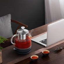 Load image into Gallery viewer, Topwit Electric Kettle Glass, For Hot Water, Tea and Coffee Dual Purpose Design, BPA-Free, 1L Pour Over Removable Stainless Steel Infuser, Auto-shut Off &amp; Boil-dry Protect
