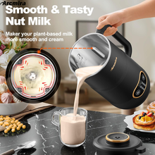 Load image into Gallery viewer, Automatic Nut Milk Machine, 35oz(1000ml) Homemade Almond, Oat, Coconut, Soy, Plant Based Milks and Non Dairy Beverages, Soy Milk Maker Machine with Delay Start/Keep Warm/Self-Cleaning/Boil Water
