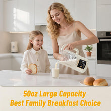 Load image into Gallery viewer, 50oz Nut Milk Maker Machine, 8 in 1 Soy Milk Maker with 12 Blades

