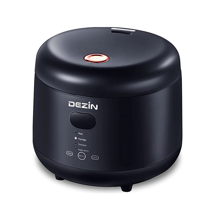 Dezin Rice Cooker 4 Cups Uncooked, Small Rice Cooker Steamer with Removable Nonstick Pot.